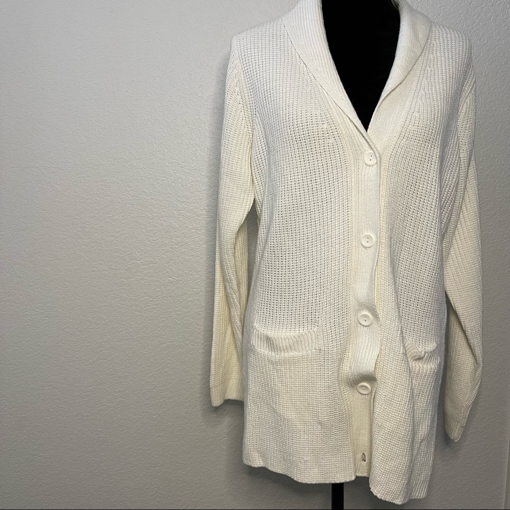 Blair Cream Comfy Warm Cardigan Sweater